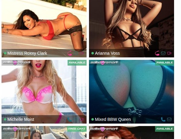 Modelle im Raster auf der BabeStation-Startseite.
